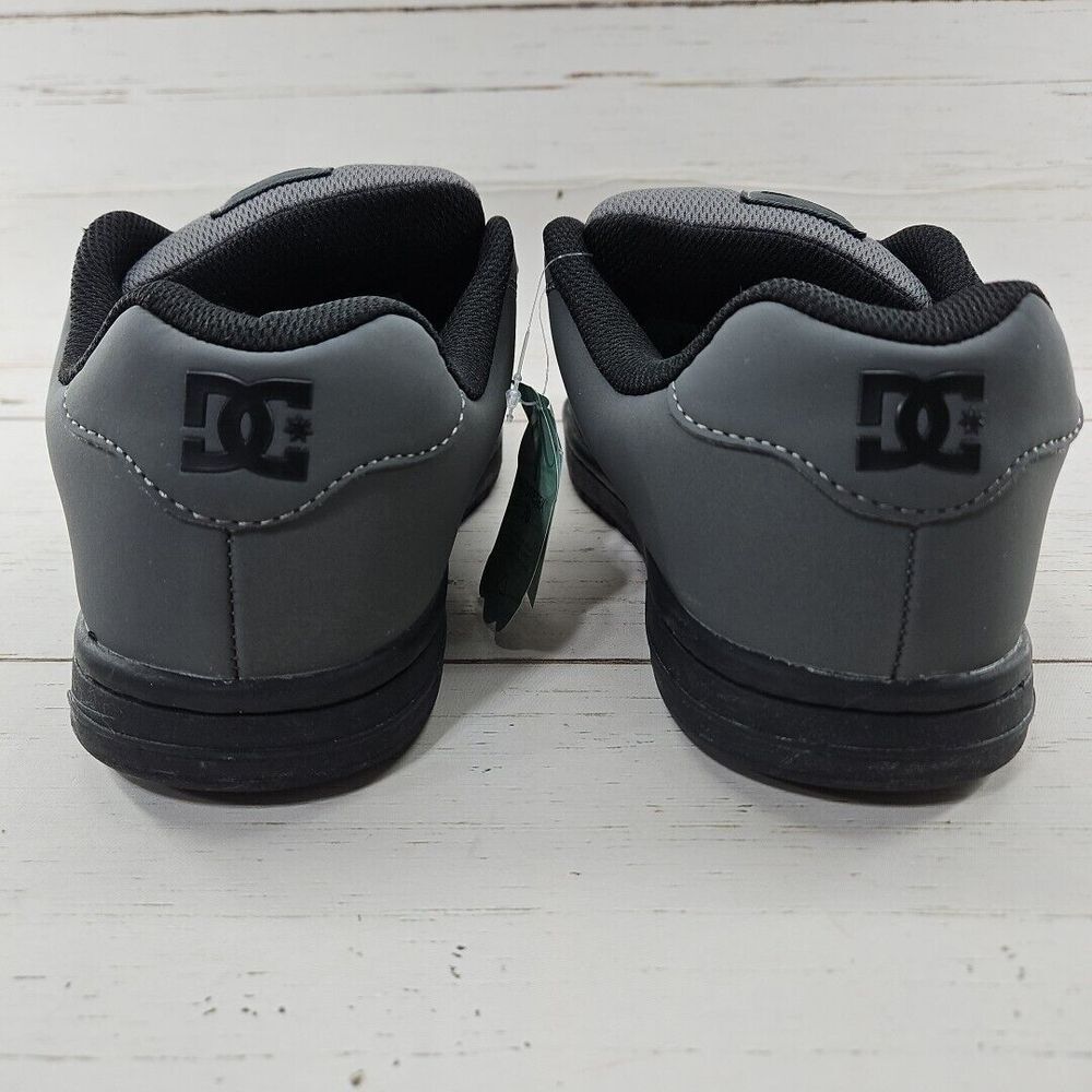DC Shoes Gaveler Low Top Skate Sneakers Mens Size 8.5 Pewter Gray Black - Picture 4 of 10
